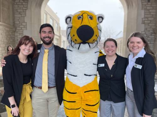 Muñoz joined the Division of Plant Science and Technology in early 2020 as a student support specialist. It was just two months into his new job that the pandemic hit, so Muñoz said that he never really got to completely dive into the position. He moved to Mizzou Admissions in 2021, where he was tasked with recruiting students, specifically in the Ozark territory. Photo courtesy of Alex Muñoz.